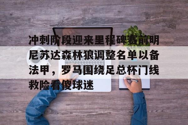 爱游戏APP-冲刺阶段迎来里程碑赛前明尼苏达森林狼调整名单以备法甲，罗马围绕足总杯门线救险看傻球迷的简单介绍